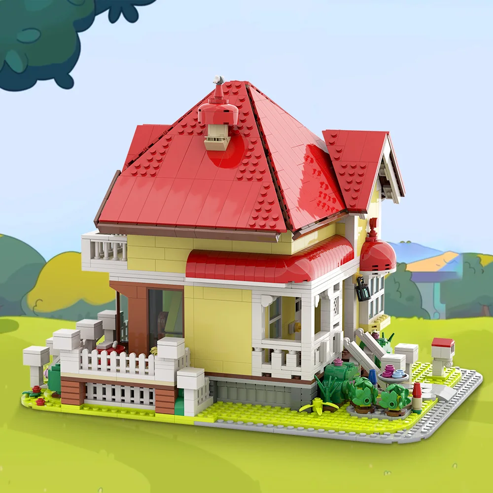 

Gobricks MOC Sheepdog Houses Building Blocks Model Modular Sheepdog Houses Architecture Creative Bricks Assembly Toys Kids Gifts