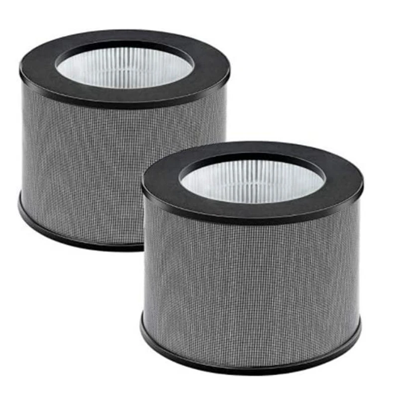 2 Pack Replacement Filter For Taotronics TT-AP006 Air Purifier, 3-In-1 H13 True HEPA Filter And Activated Carbon Filter