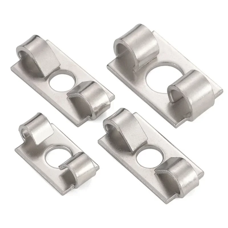 50PC/LOT  Spring Elastic Connector 2020 3030 4040 4545 Series Aluminum Profile Accessories Built-in Fitting Fastener