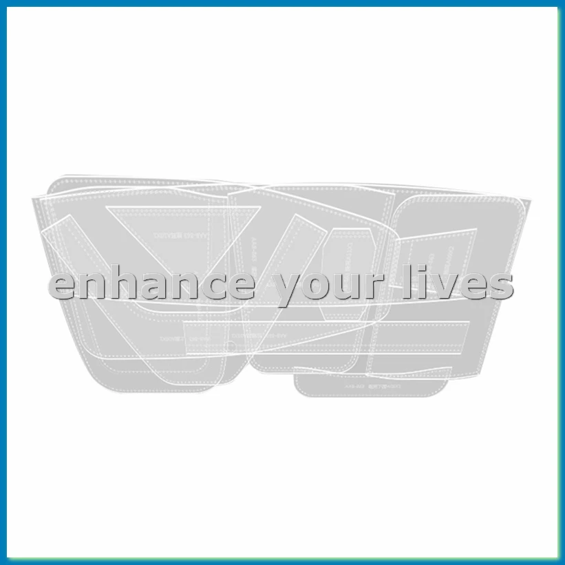 

Sling Bag Acrylic Template,Leather Pattern Acrylic Leather Templates for Capacity Crossbody Backpack,-863-AT48