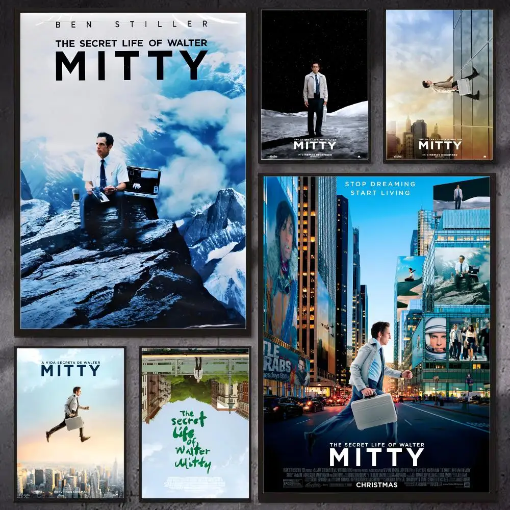 Poster Wall Art Print, Interior Wall Decor, Home & Office Decoration, Moive T-The Secret Life of Walter Mitty