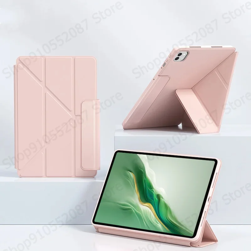 Coque For Honor Magic Pad 2 Case Cover Magnetic PU Leather Fold Stand Cover For Funda Honor Magicpad 2 12.3 inch 2024 Case