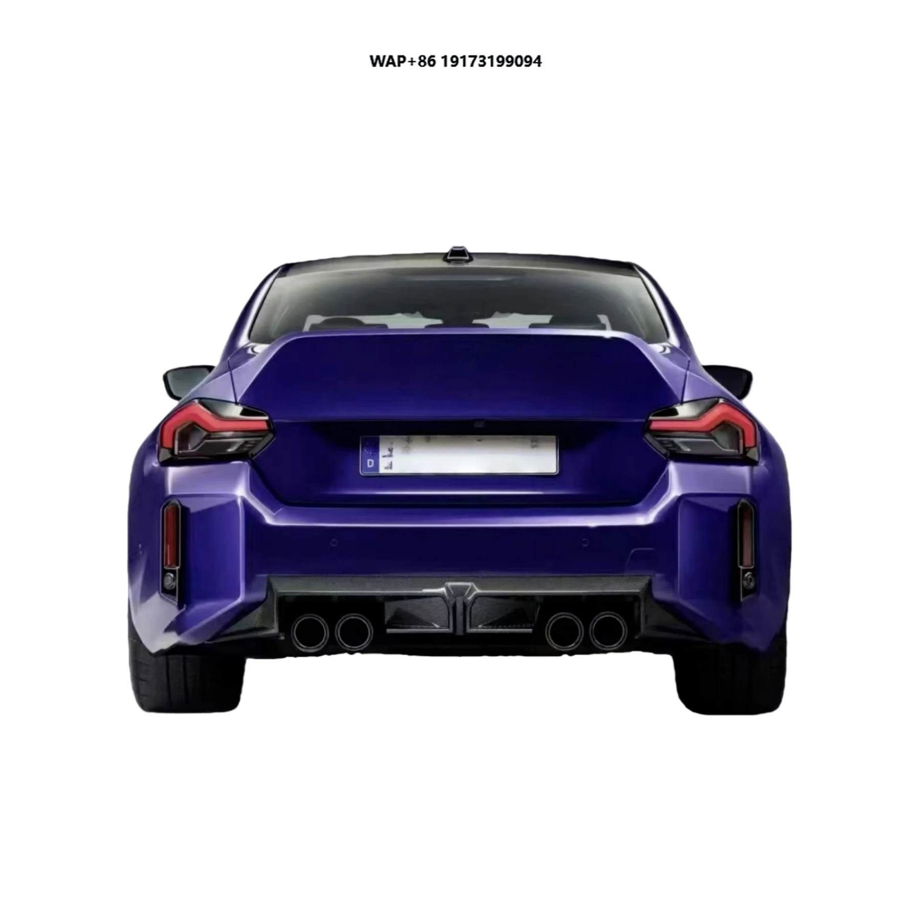 High Level Material Lightweight Carbon Fiber Rear Trunk Hood Fit for  G87 M2 M240I G42 CS Style Trunk Boot Lid Trunk Cover