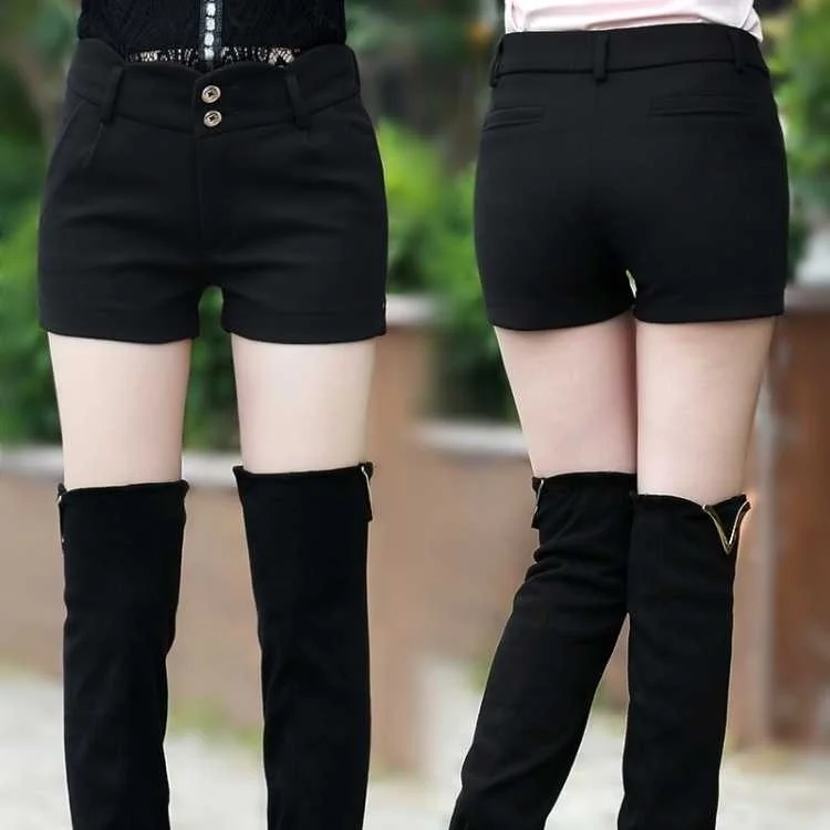 

High Waist Shorts for Women's 2023 Korean Leg Pants Thickened Thin Clothing Women Pants Summer Shorts