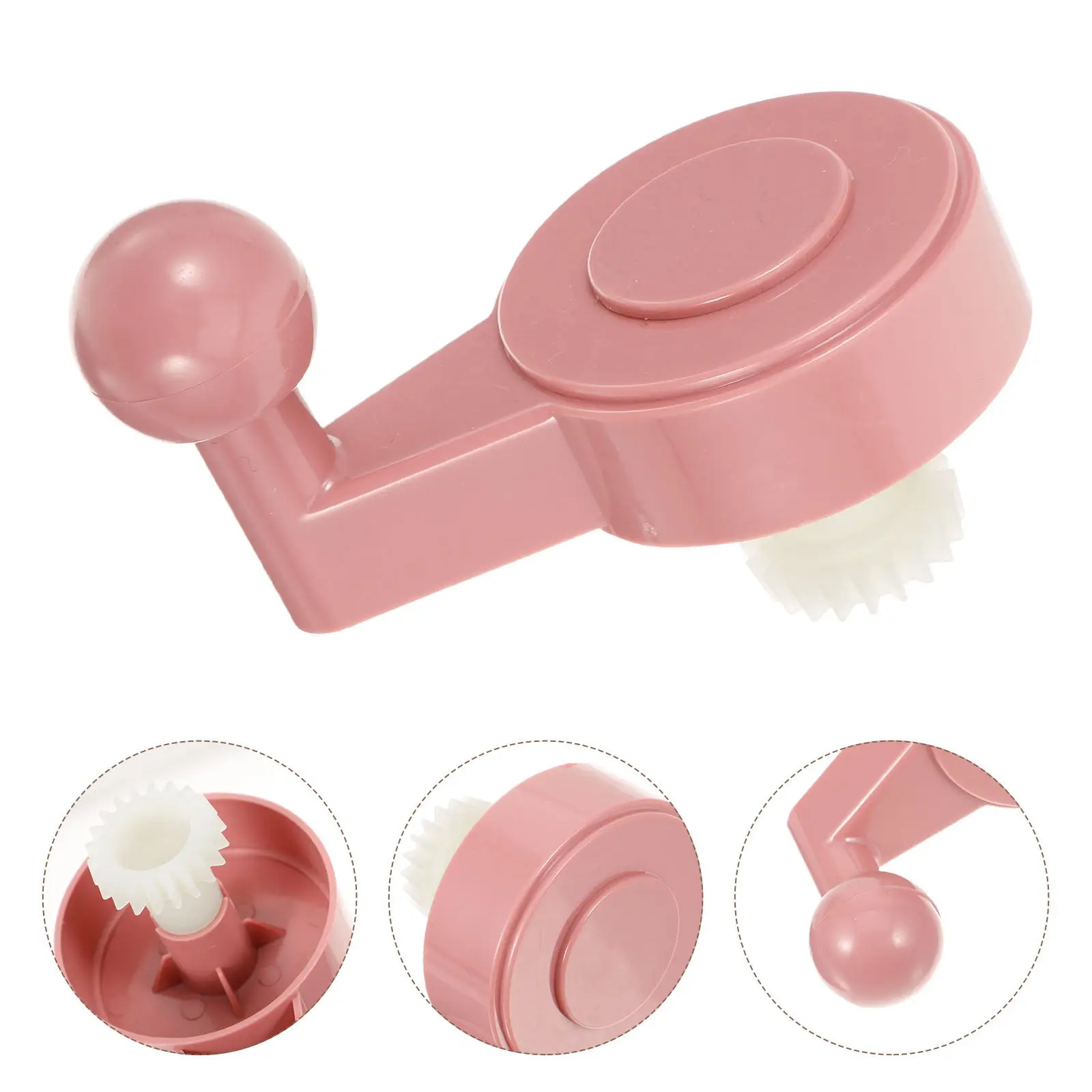 

Ручка-кривошип для вязальной машины, пластиковая запасная часть для DIY вязальных станков, для шапок, шарфов, носков, аксессуаров, простое ручное управление