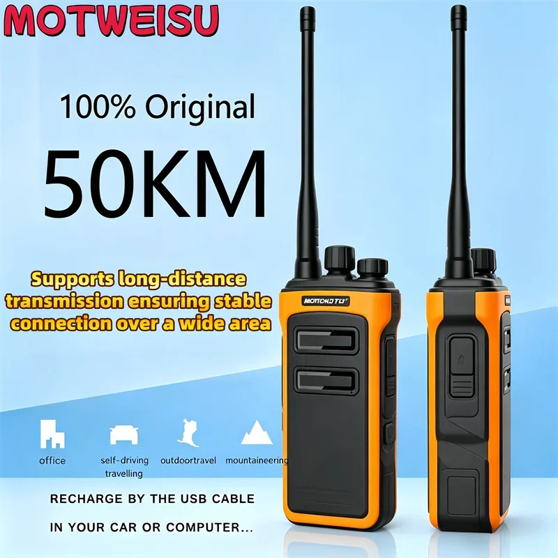 hot-sales-walkie-talkie-durable-portable-10w-high-power-long-range-two-way-radio-easy-operation-noise-reduction-usb-rechargeable