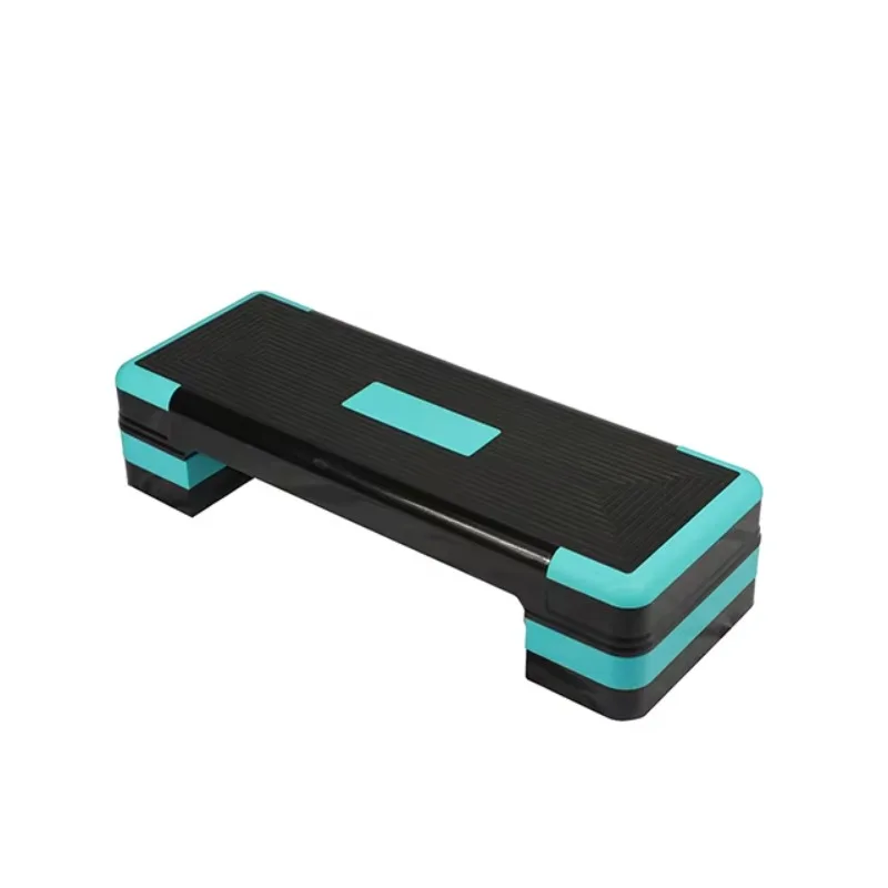 Hot Sale Customized Detachable Aerobic Rhythm Pedal Non-slip Two-Color Fitness Step Platforms Adjustable Height Weight Plates