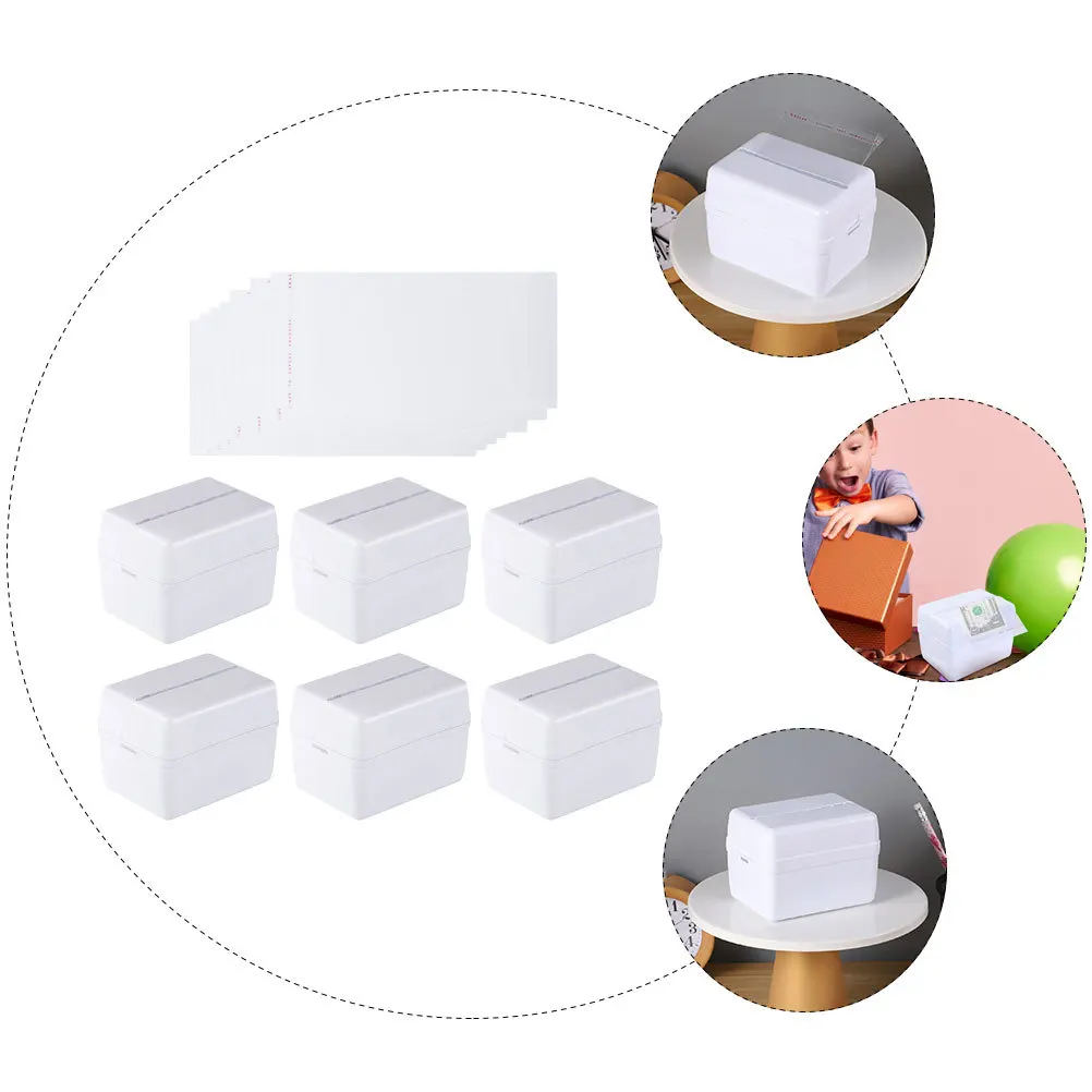 

1 set 1 Set Cake Money Box Reusable Pulling Prop Birthday Party Supplies Gift Cake Decoration Accessories Money Pulling Kit