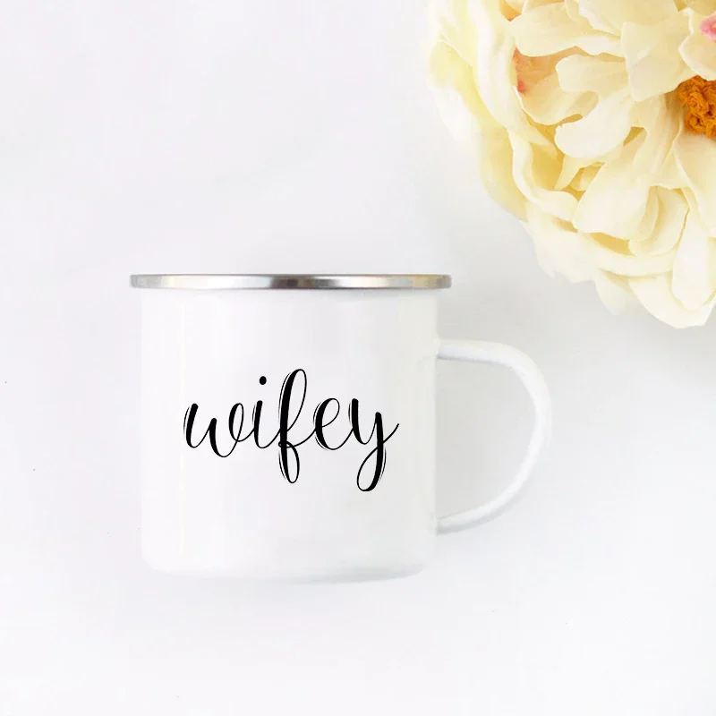 Wifey Hubby Mugs Mr and Mrs couple Mug Bridal Shower Gifts Wedding  bithday gift Mug For Hot Cold Coffee Tea Water Juice