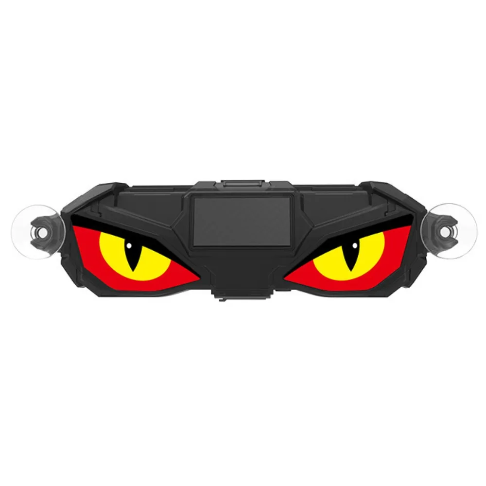 Creative Car Demon Eye Light Cool Flashing LED Atmosphere Light Easy Installation Safety Solar Warning Light Universal