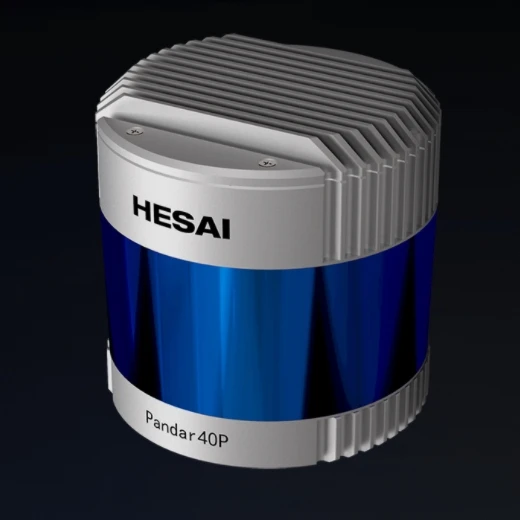 HESAI Pandar40P 40-Channel 360° Spinning Long-Range Lidar 3D laser radar sensor  for autonomous driving of automobiles