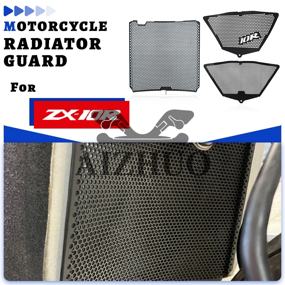 

For Kawasaki ZX-10RR ZX10RR ZX-10R ZX10R SE 2011-2020 2019 Motorcycle Radiator Guard And Oil Cooler Guard Set Protector Cover