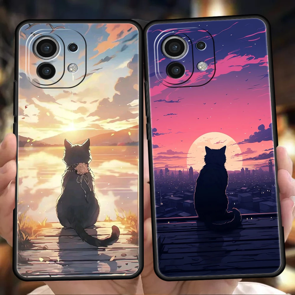 Funny Sunset Cat Ph… - image