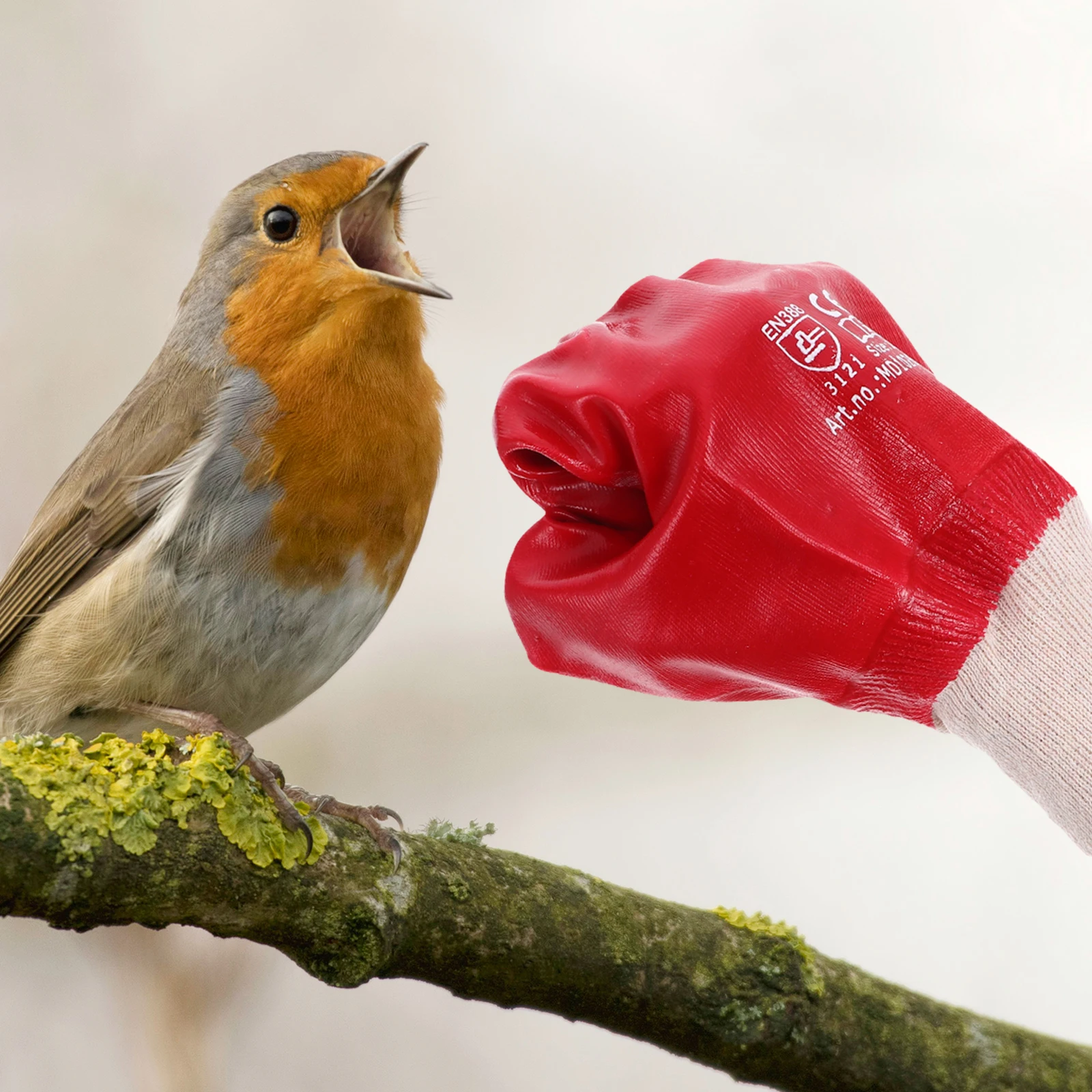 

Pet Anti-Bite Thickening Protection Gloves Reusable Safety Gear For Small Animals Training Durable Resistant Scratches