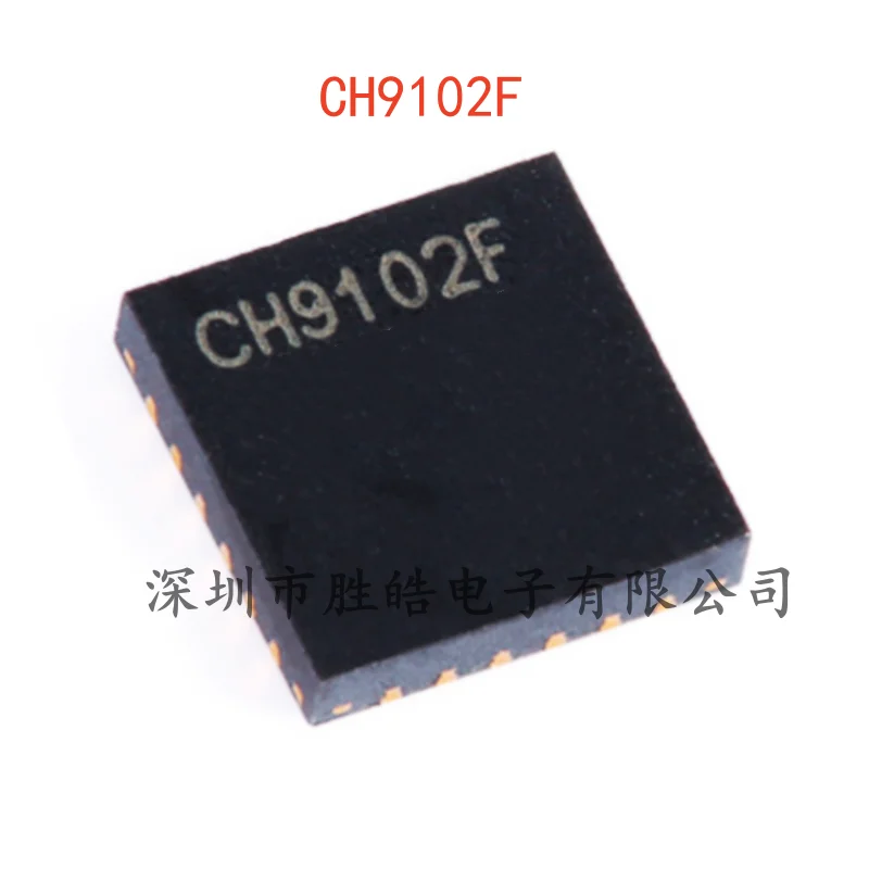 

(5PCS) NEW CH9102F CH9102 USB To Serial Port Chip QFN-24 CH9102F Integrated Circuit