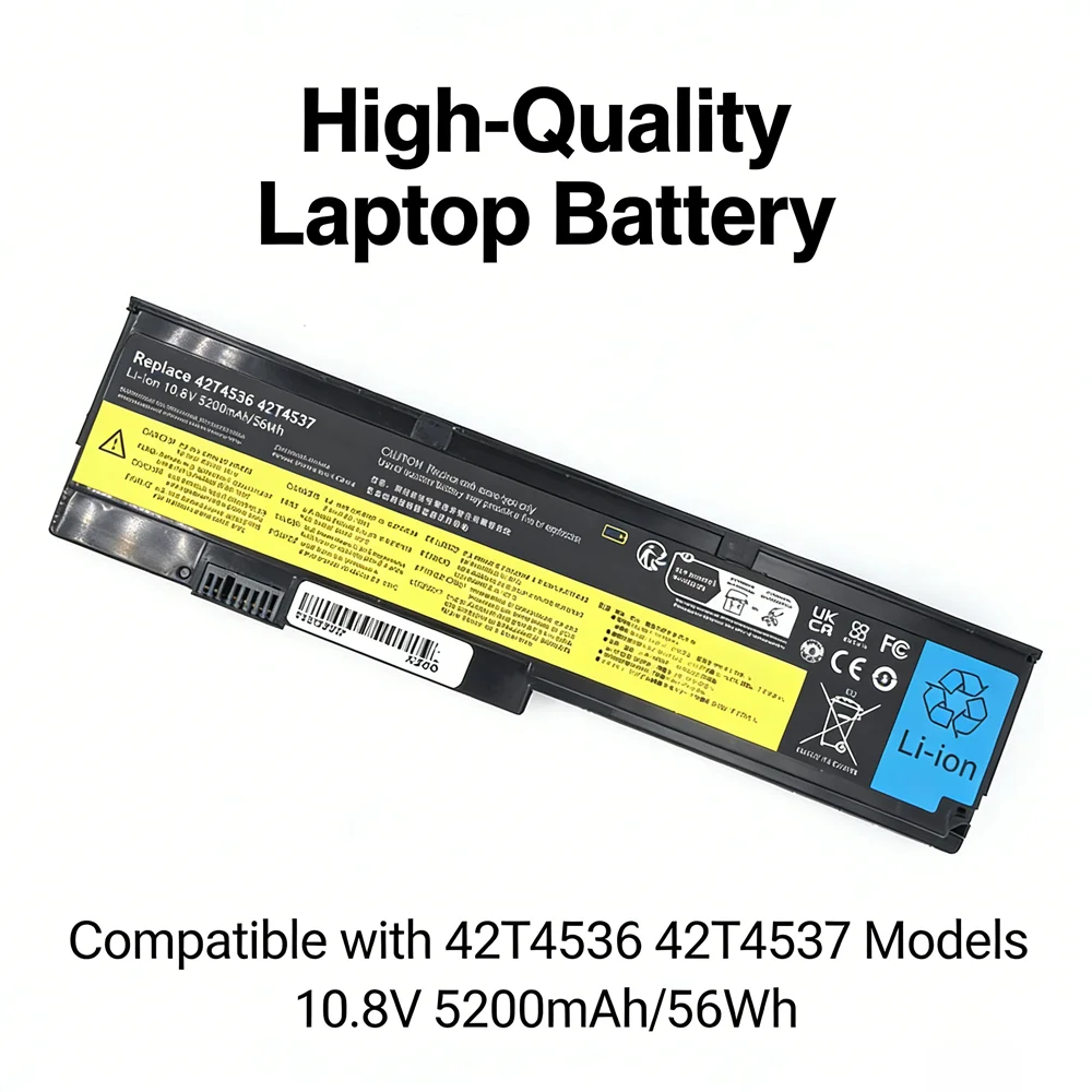 X200 Laptop Battery For Lenovo ThinkPad X200 X200s X201 X201i X201s 42T4534 42T4536 42T4647 42T4538 42T4648 42T4834  42T4835
