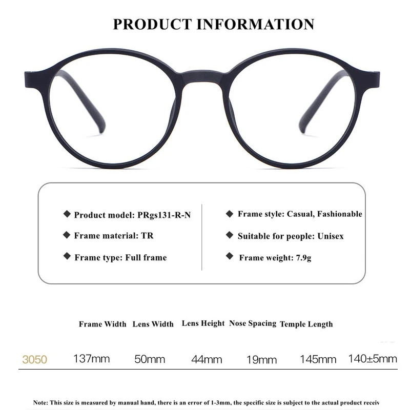 Progressive photochrome Lesebrille aus Titan, Unisex, Multifokus, Anti-Blaulicht-Business-Brille, runder TR90-Rahmen – Detail 7