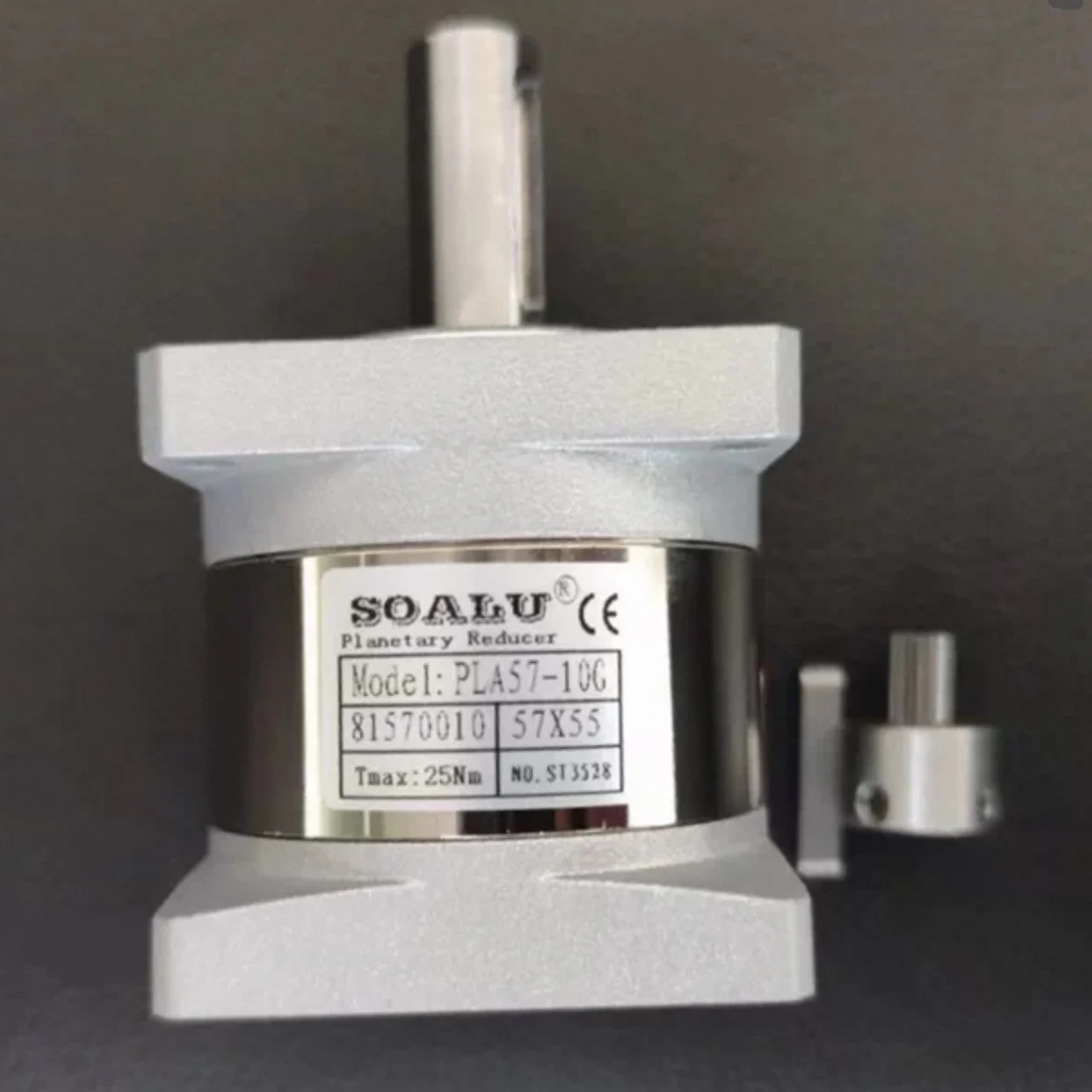 57mm High-Precision Planetary Gearbox Stepper/Brushless Motor for AGV Car Robots Packaging Engraving Machines 14mm Shaft PLA57