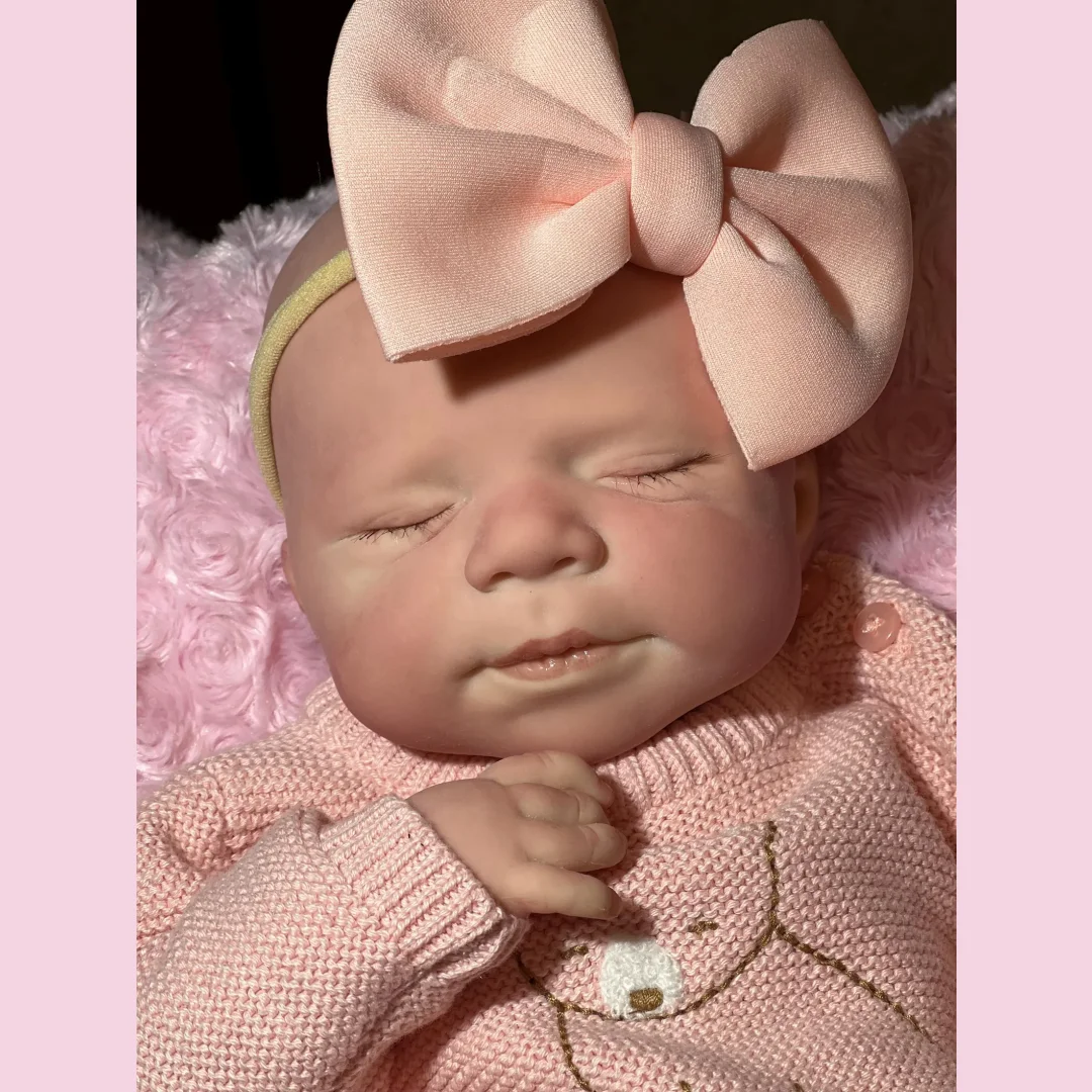 1PC/2 Clothes 18Inch Open Mouth Pascale Soft Silicone Bebe Reborn Girl Doll With 3D Painted Skin Lifelike Newborn Baby Girl Doll