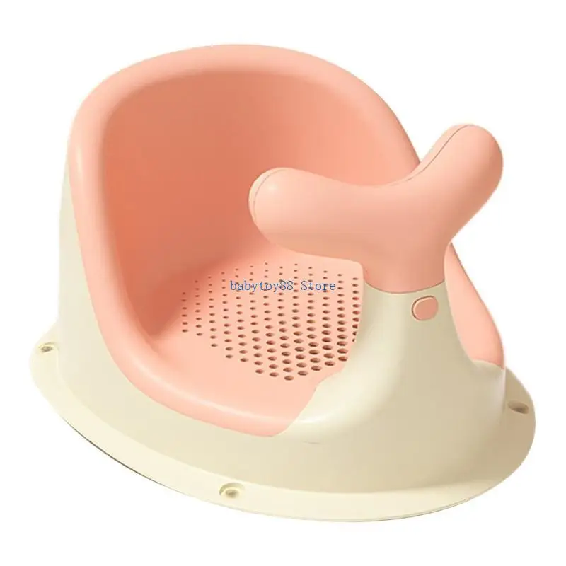 Suporte para banheira Y4UD com ventosas Assento banho para bebês para crianças pequenas