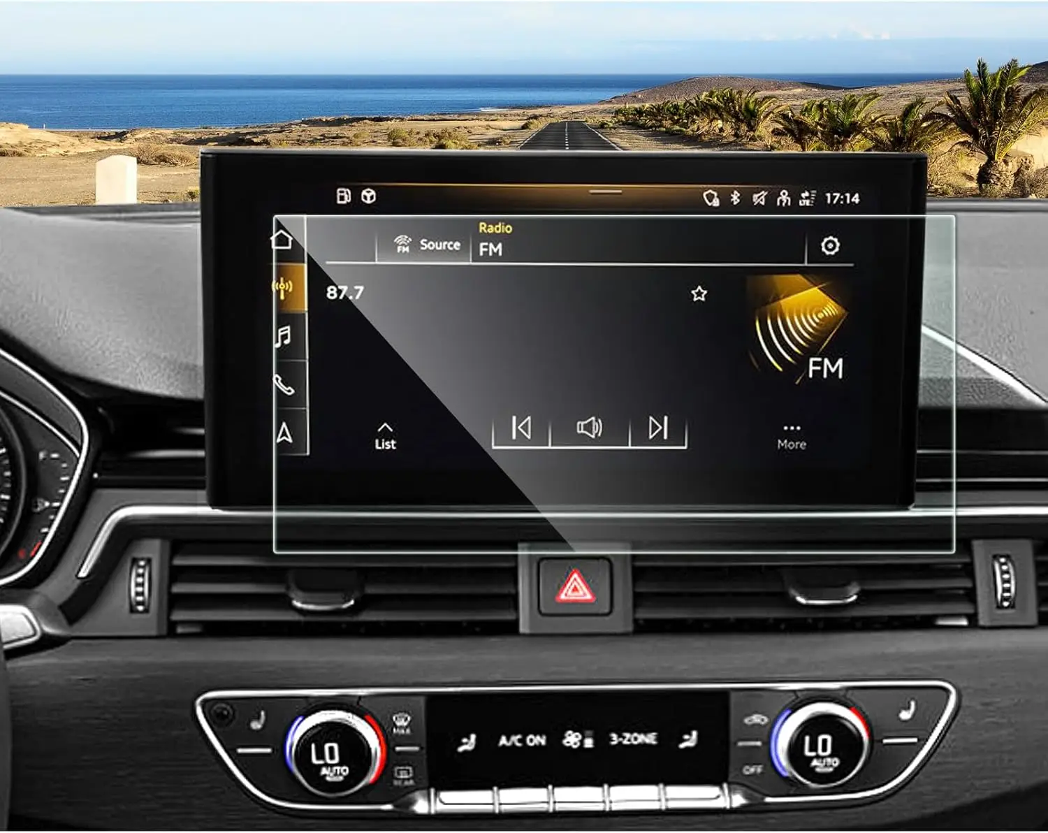 Car GPS navigation protector For Audi A4 A5 Q5 2022 2023 2024 Display 10.1-inch Tempered Glass Protective Film