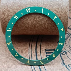 38mm*30.6mm Case Ring Ceramic/Aluminum Watch Bezel Insert Arabic Font For NH35 NH36 Dive Box Bezel Ring Parts Men's Watch Gifts