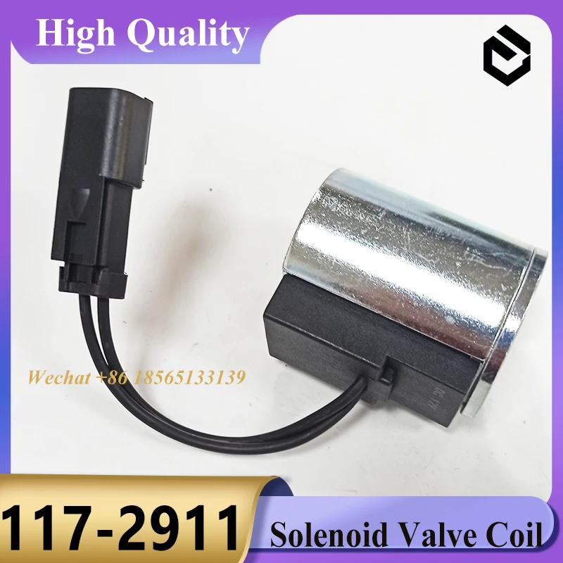 

117-2911 Solenoid Valve Coil 1172911 for Caterpillar CAT 424D 446D 424B 436C 446B 420D 442D 430D 432D 416C 428D 438C 416D 426C