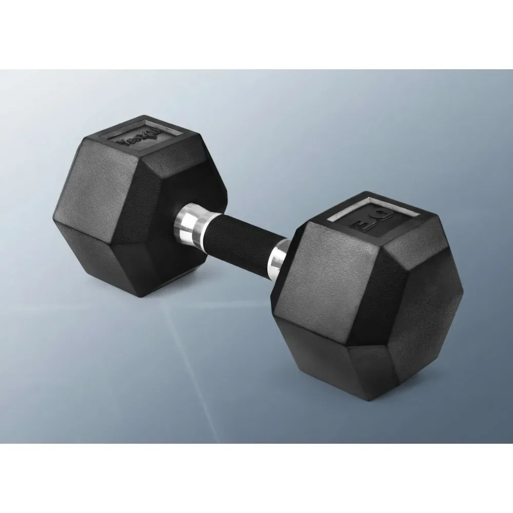

Противоскользящая шестигранная гантель 5-50 фунтов — прочные гири для рук с резиновой ручкой для силовых тренировок в домашнем спортзале