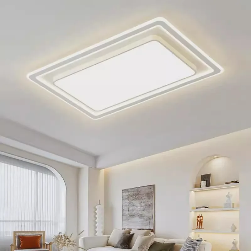 

Modern LED Ceiling Lamp Living Room Bedroom Ceiling Light with Remote Control Dimmable Round Square Home Decor Lighting Fixture
