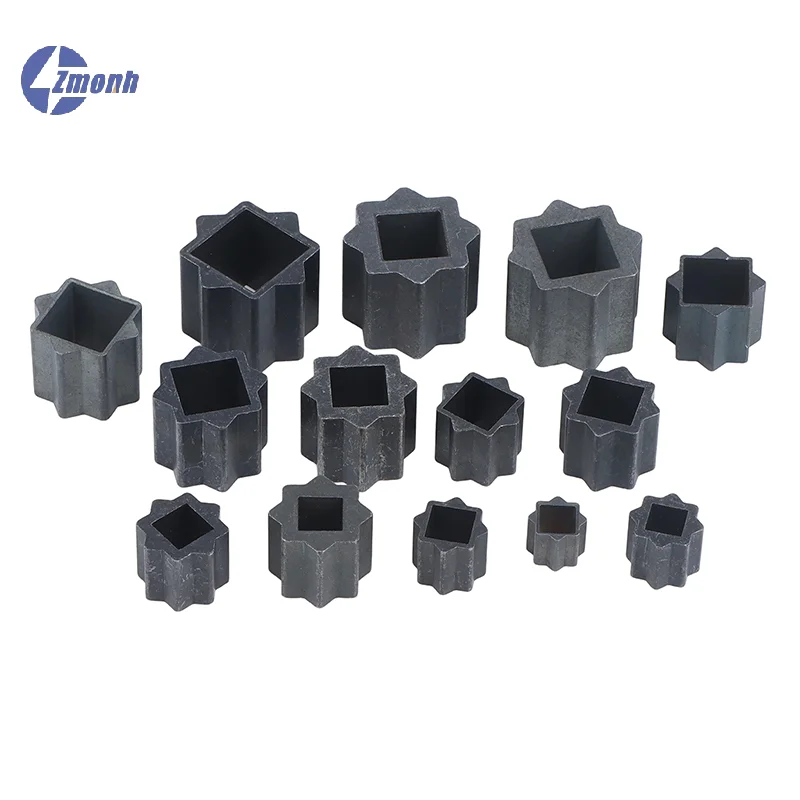 New！2Pcs Pneumatic Head Adapter Sleeve Actuator Connecting Sleeve Inner Square Outer Octagonal Sleeve Ball Valve Reducer Sleeves