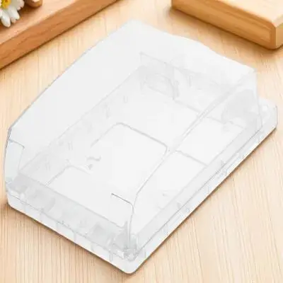 

Durable Abs Waterproof Protective Cover Splash-Proof Box Weatherproof Outlet Receptacle Home Commercial Use Simple Socket Cover