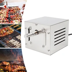 60KG 25W Barbecue Grill Motor Rotary Spike BBQ Rotisserie Roaster Spit 220V Stainless Steel Outdoor Barbecue Accessories