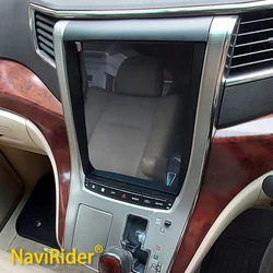 12.1inch 256GB Tesla Screen Android 13 Car Radio For Toyota VELLFIRE Alphard H20 2008 - 2014 RHD GPS Multimedia Video Player HU