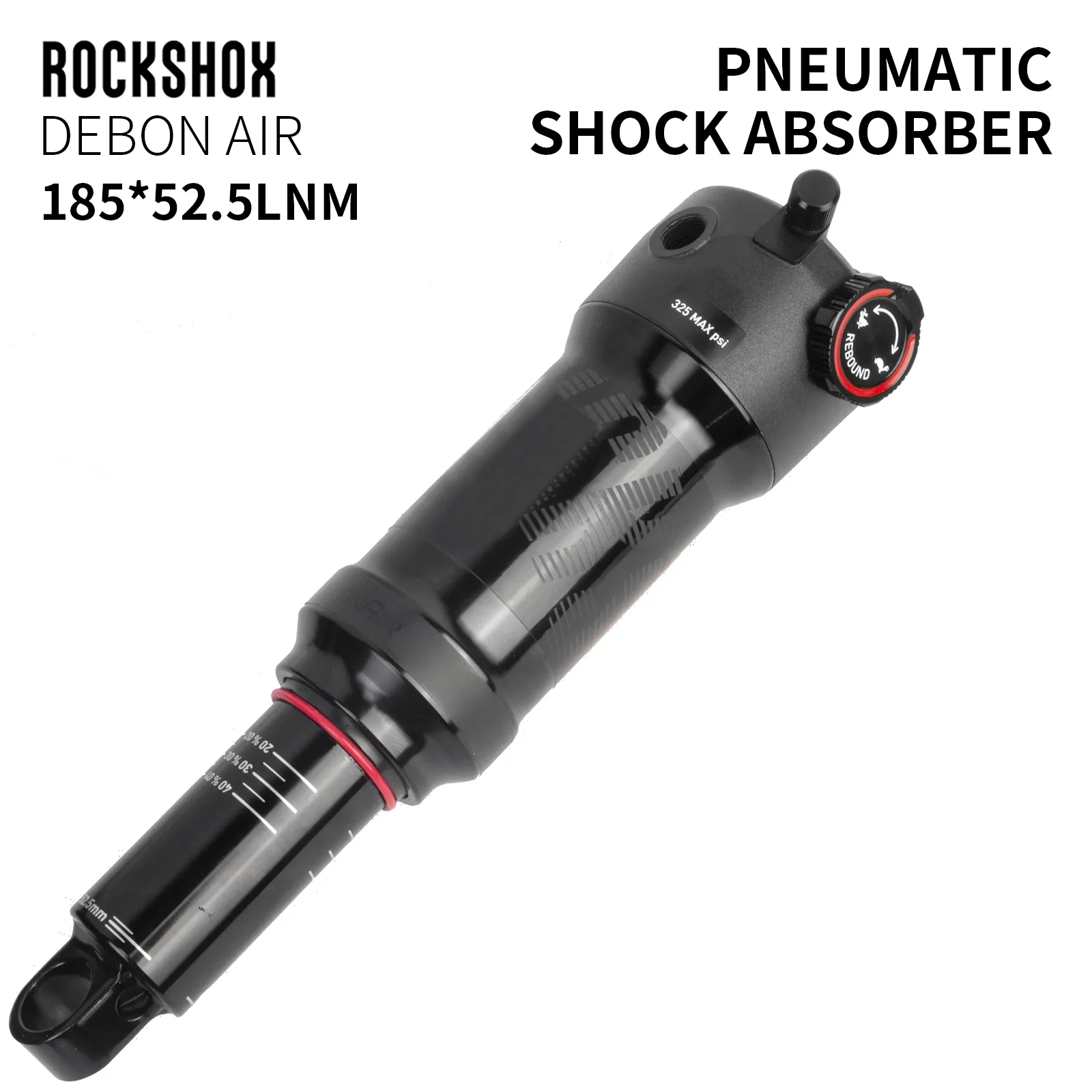 RockShox Deluxe Nude RL3 C1 Rear shock absorber, 185*52.5mm, Shaft Eyelet: Trunnion, Body ,Mtb Bike Rear Shock