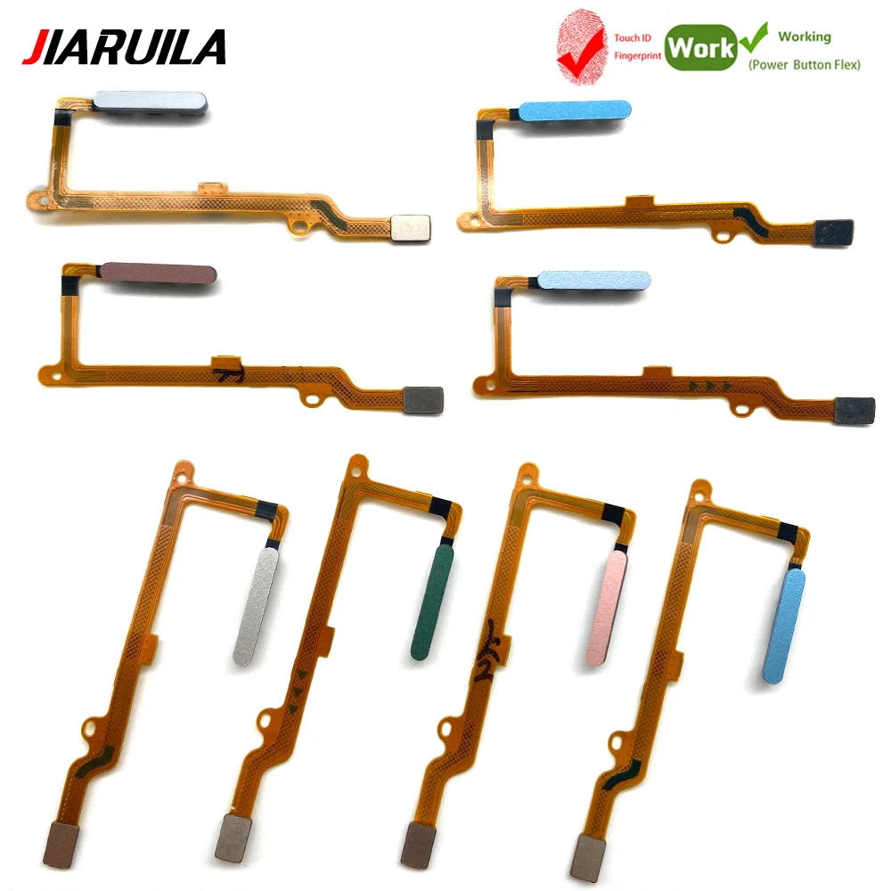 20 قطعة/الوحدة أعلى بصمة الاستشعار المنزل العودة مفتاح القائمة زر فليكس الشريط كابل لهواوي نوفا 8i 9Se 10Z