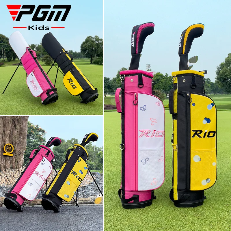 PGM Golf Cart Bag Children's Stand Clubs Bag Shoulder Strap Ultra Light Portable 900D Nylon QB171