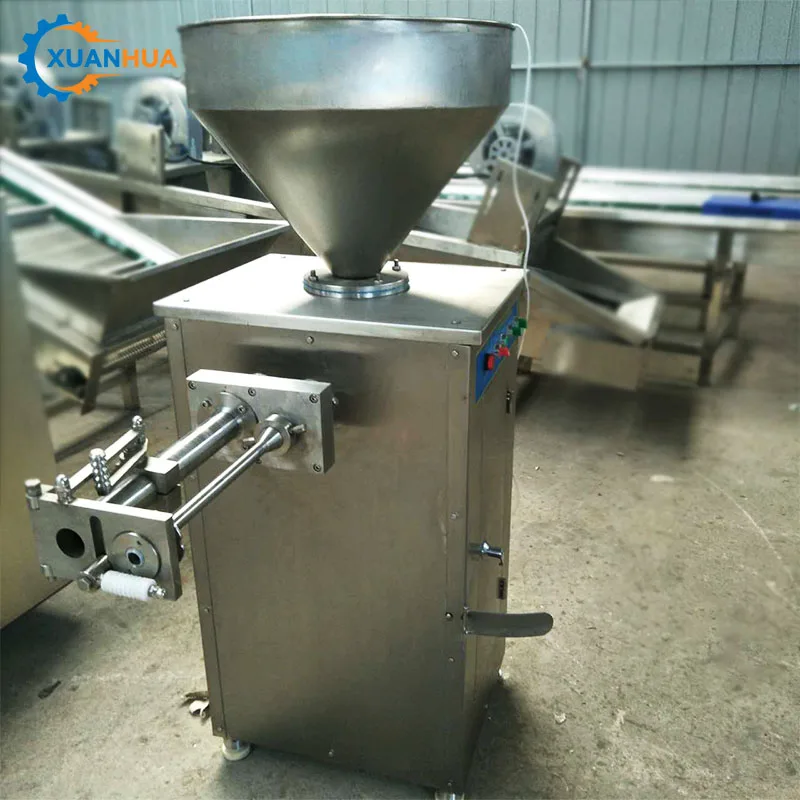 Factory Direct Sales Mini Pneumatic Twistin Quantitative Sausage Stuffer Manual Meat Sausage Making Machine