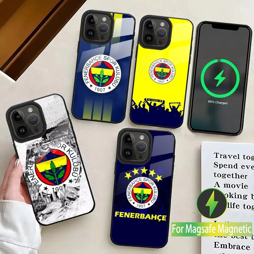 T-Turkey Fenerbahce-E Magsafe Magnetic Phone Case Coque For IPhone 16 15 14 13 12 11 Pro Xs Max Mini Plus Funda