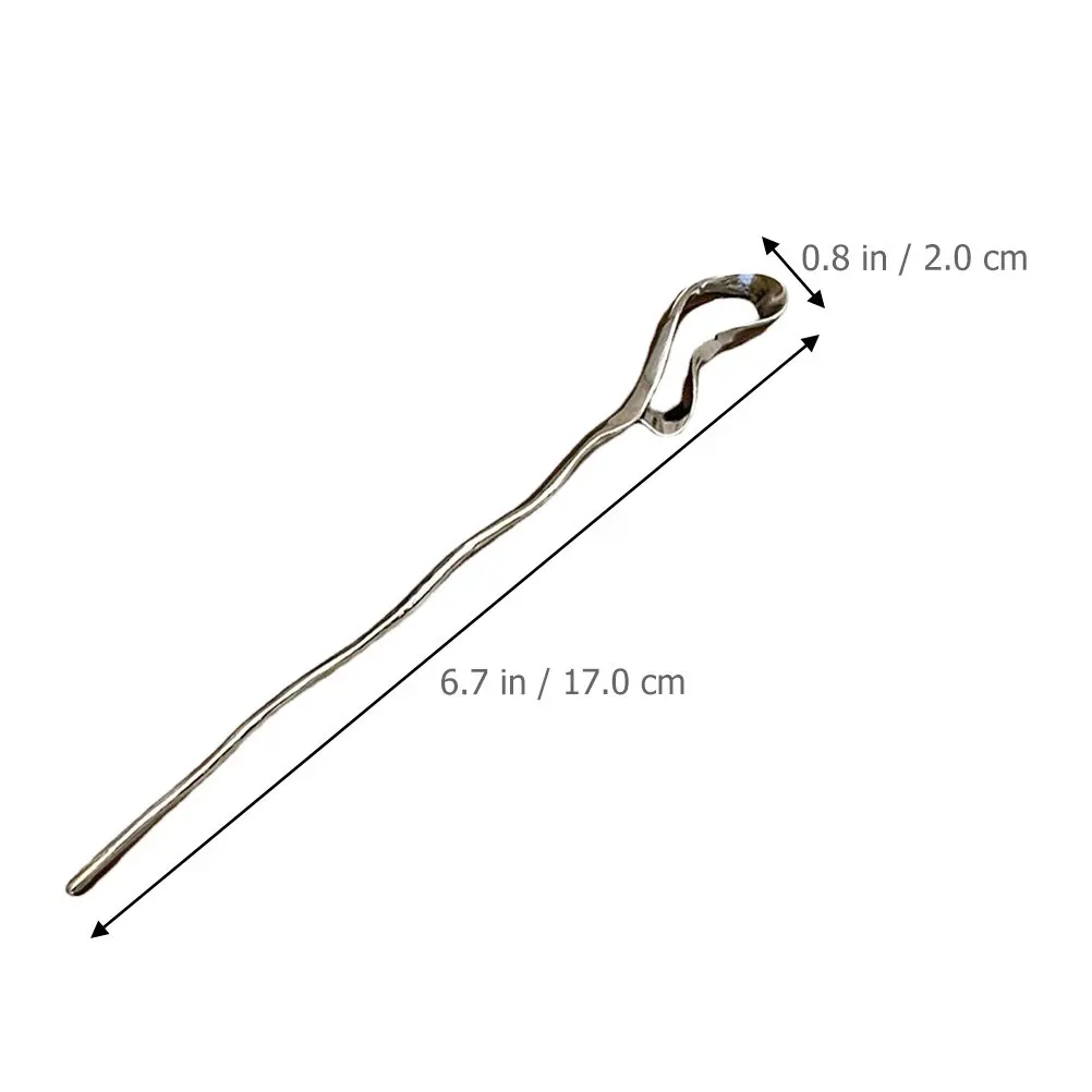 Ancient Chinese Style Hair Sticks for Buns – 2pcs Irregular Wooden Hairpins for Women