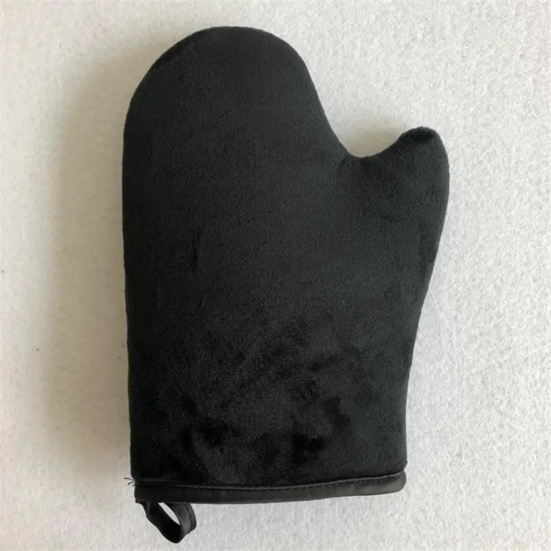 50pcs Bath Sponges Velvet Self Tanner Sunless Selfs Tanning Applicator Mitt Glove Lotion Spray Mousse Tanners Bath Gloves Black