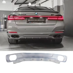 For BMW G11 G12 7 Series Rear Bumper Diffuser Auto Bodykit Parts Carbon Fiber Alpina Style Spoilers Wing Car Accessories