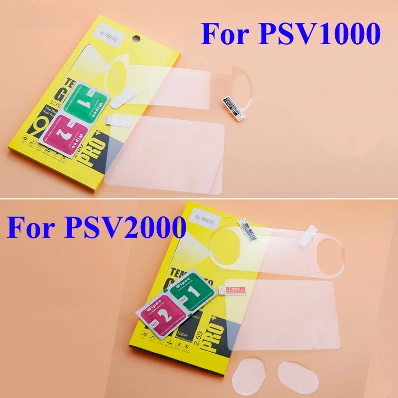 1set For Psvita PS Vita PSV 1000 2000 Tempered Glass Clear HD Screen Protector Cover Protective Film Guard Resistant Guard Cover