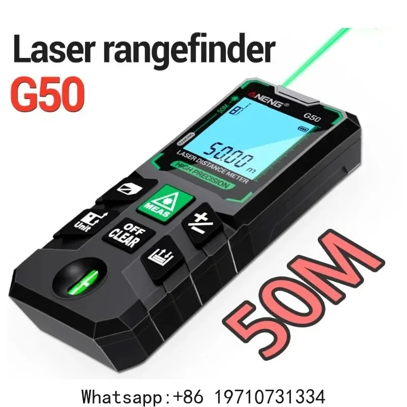 

G50/G70/G100/G120 Green Laser Distance Meter Autonomous Benchmark Rangefinder 0.5~1 Second Flash Test Diastimeter Tools