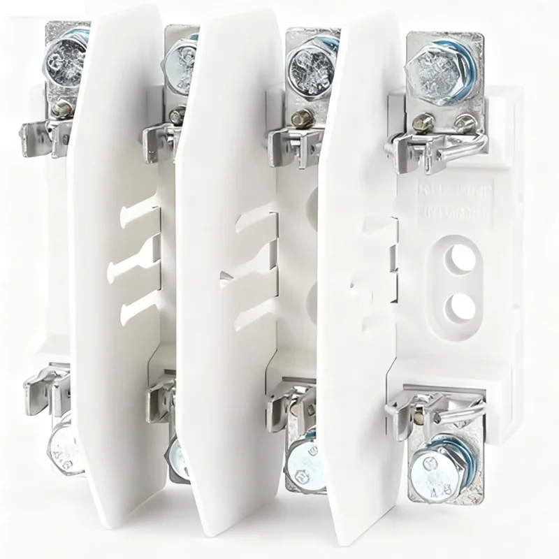 

NT00-4P 4 Pole Plastic Fuse Base for NT00 NH00 Blade Fuse Link RT16-00 RT36 RS31 R030 RT20 HRC Low Voltage Fuse Holder