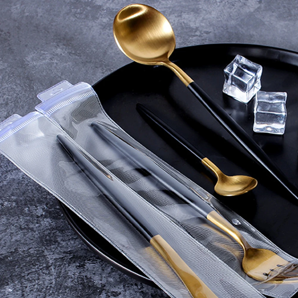 

Stainless Steel Flatware Set Black Mirror Polish for Restaurant Tableware and Daily Use Stainless Steel Cutlery Set