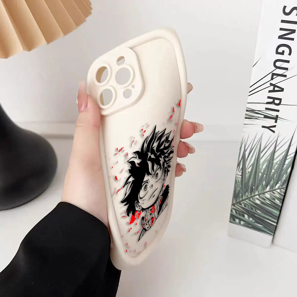 

My Hero Academia Midoriya Cover Phone Case For Redmi NOTE 9 9S 10 10S 11 11S 11T 12 12S 13 14 PRO PLUS 4G 5G Silicone Case Shell