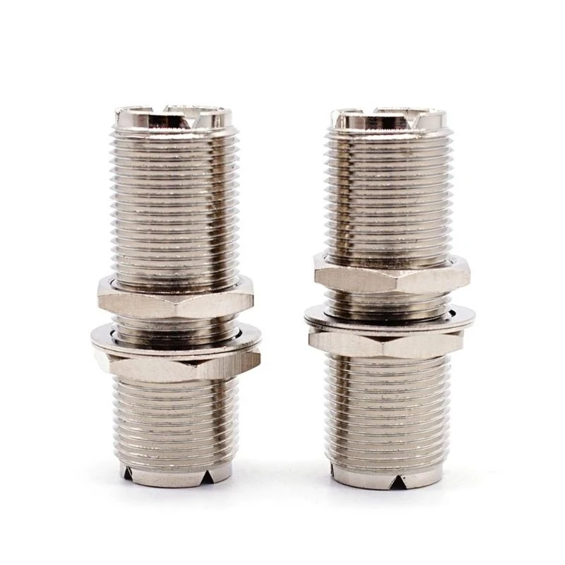 2025 UHF PL259 SO239 A SO239 FEMISTRO CONECTOR ADAPTOR COAXIAL FEMANHO PULH