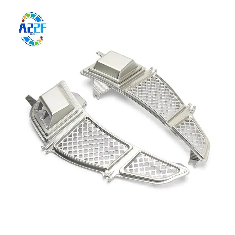 

A22F-Motorcycle Radiator Guard Protection Grille Cover For Vespa GTS300 Gts300 GTV300 GTS GTV 300 2023 2024