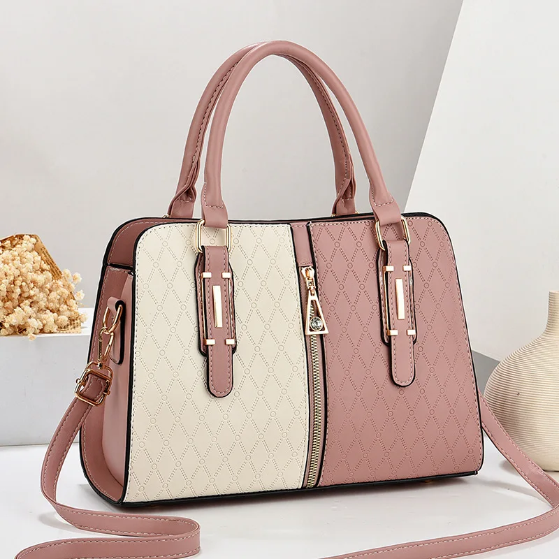 Nuevo bolso de mujer, bolso de hombro, bolso 2025, bolso principal informal de estilo extranjero, bolso cruzado de lona de gran capacidad, bolso de mano individual