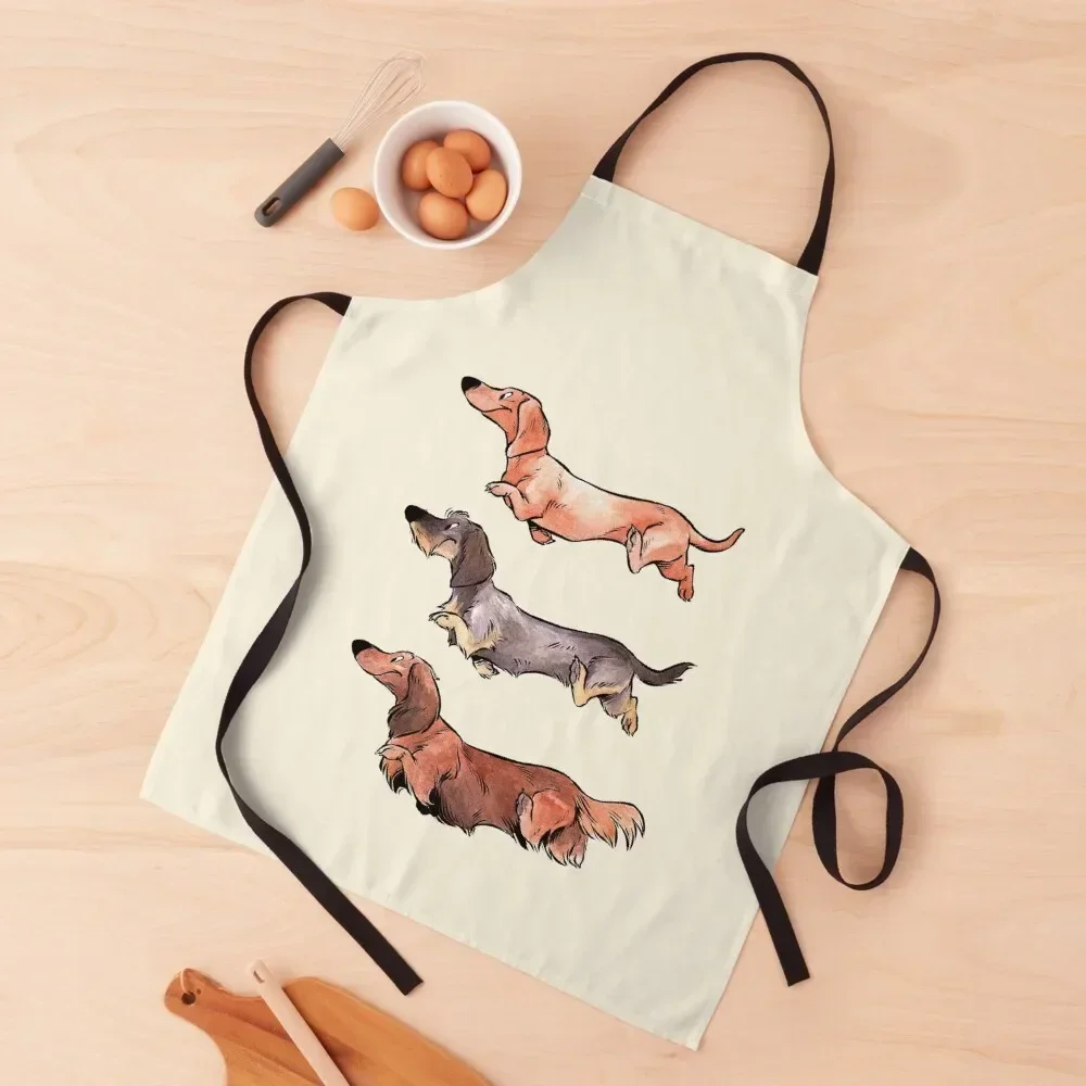 

Teckels (color) Apron Hairdresser Kitchen Man Apron